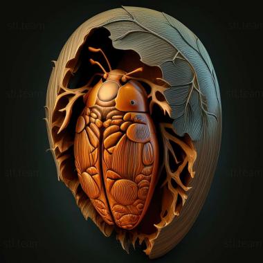 3D model Meganthribus pupa (STL)